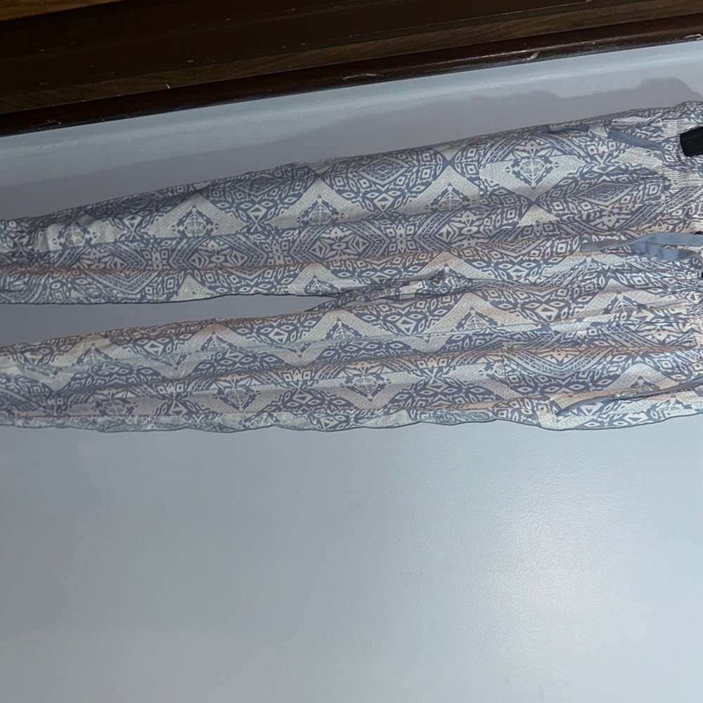 Rewash Light Blue and White Pants